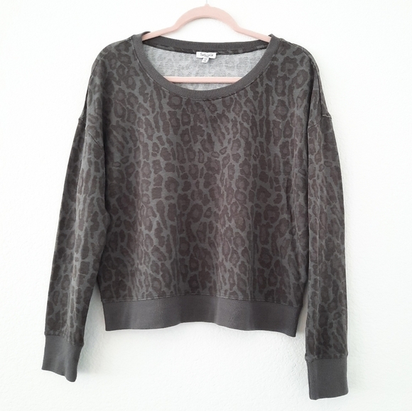 Splendid Animal Print Sweatshirt L - Picture 1 of 5